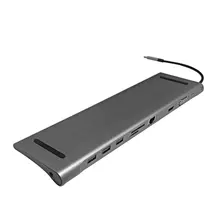 10 in 1 HUB USB C 4K Docking station Type C HDMI RJ45 Gigabit Lan PD 100W Power supply thunderbolt Hub