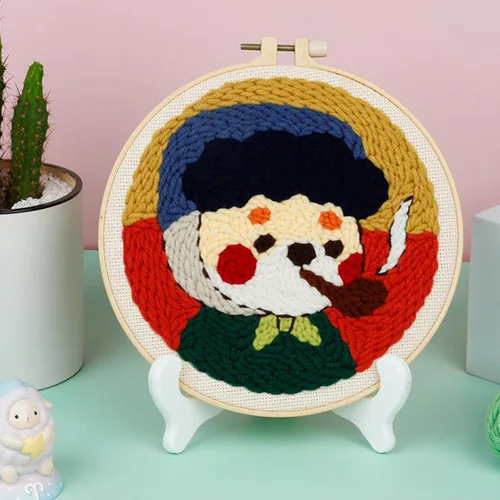 DIY kit Needlework Girls Handicraft Kids art craft Creativity Material set Learning Educational toys for Children Adult Gift dog 1