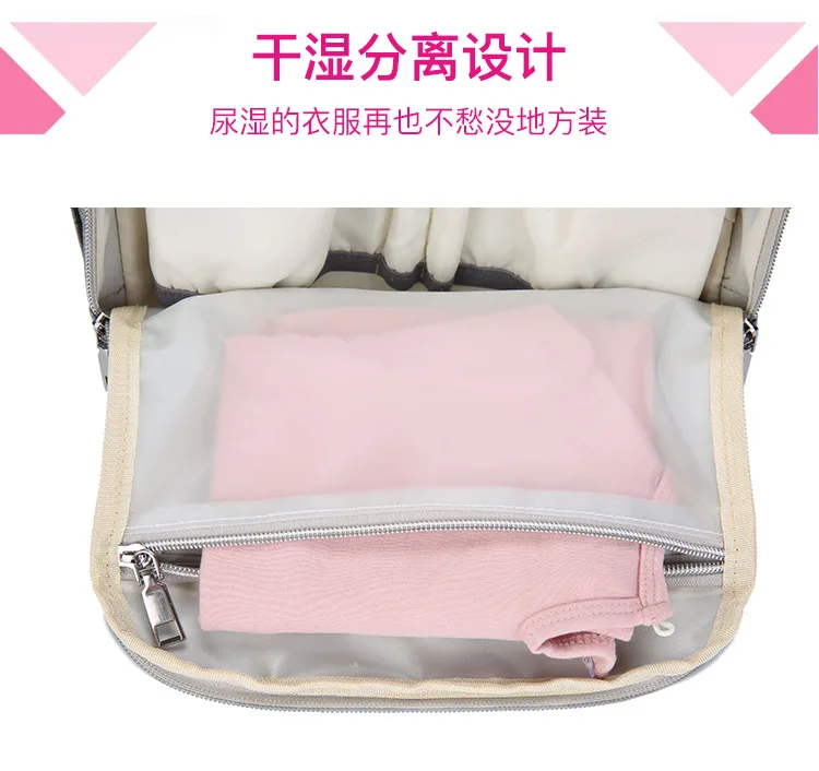 Baby Nappy Bag Food Storage Mummy Travel Newborn Backpack Handbag Maternity Bags Baby Diaper Bags