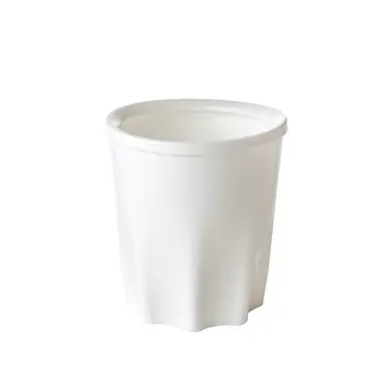 

Creative Trash Can With Pressure Ring Household Living Room Bathroom Kitchen With Multi-cover Plastic Trash Can
