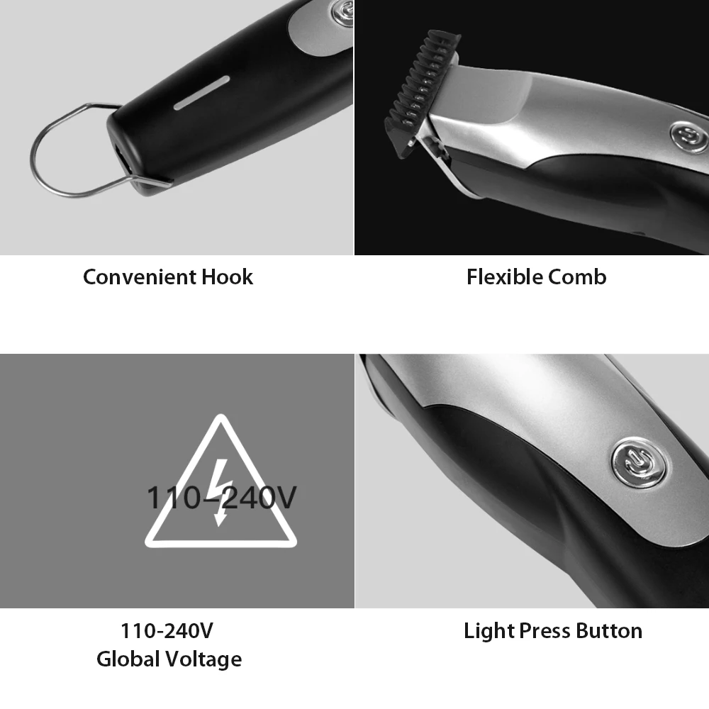 XIAOMI youpin ENCHEN Hummingbird электрическая машинка для стрижки волос 10 Вт usb зарядка 110-240 в низкий уровень шума триммер для волос с 3 расческа для волос человек