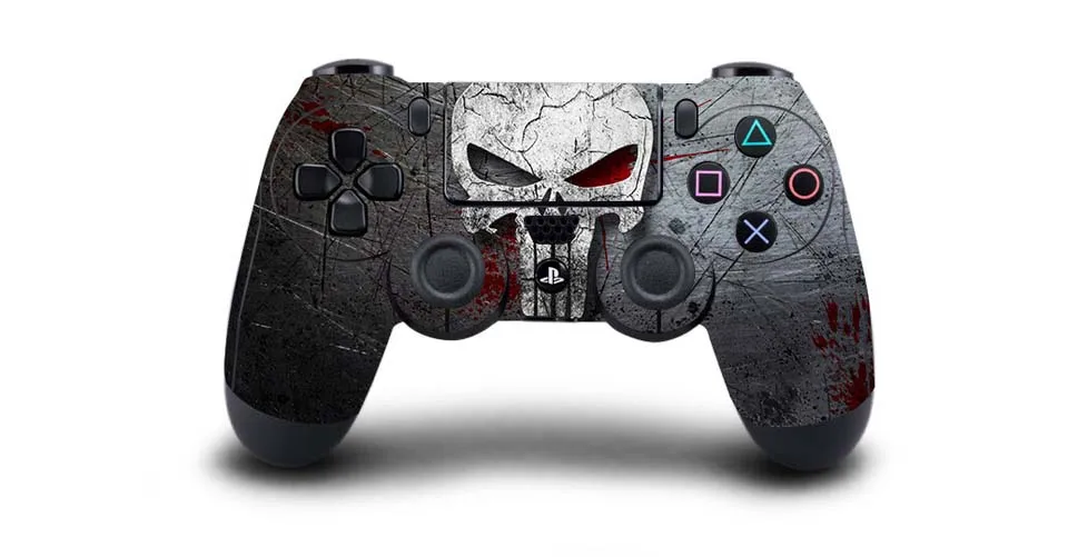 QBTM1121 Защитная Наклейка для контроллера PS4 чехол для Sony Playstation 4 Pro/тонкая наклейка на джойстик аксессуары - Цвет: QBTM1121