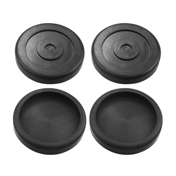 

Set of 4 Round Rubber Arm Pads Hd Slip on 5715017 5715017X for Bendpak Lift Danmar Lift