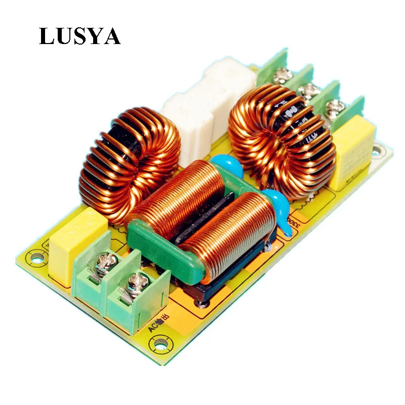 Lusya 2A 4A 15A 25A EMI модуль электромагнитных помех фильтр переменного тока T1186