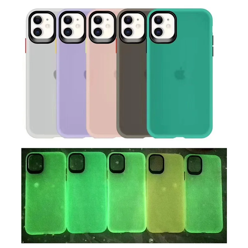 Светящийся чехол для телефона IPhone 11 Pro Max XS XR X 6 7 8 Plus защитный камеры контрастный