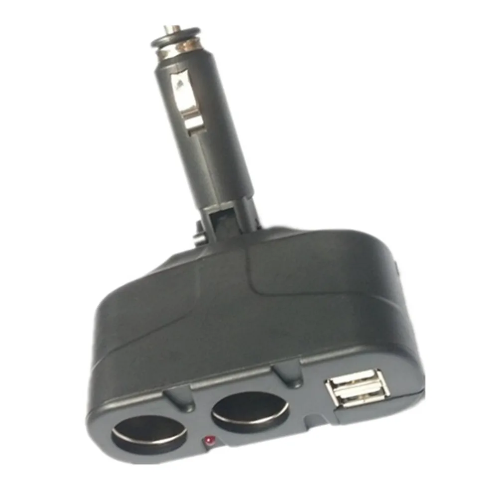 Портативный двойной USB Автомобильное зарядное устройство двойной DC12V/24 V Электронный многофункциональный автомобильный разъем прикуривателя Автомобильное зарядное устройство