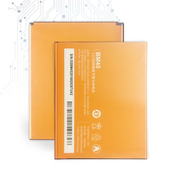 

BM45 Replacement Battery For Xiaomi Redmi Note 2 Hongmi Note2 Battery BM 45 BM-45 3060mAh with Track Code