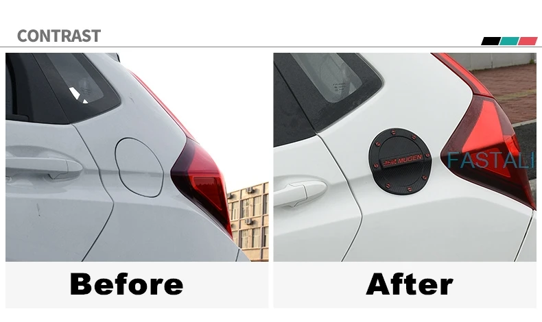 Для Honda FIT JAZZ 2016 2018 декоративные наклейки на крышку топливного бака
