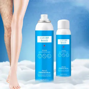 

1pc Painless Hair Removal Mousse spray Bubble Body Remover Foam Bikini Spray Hair in Bottle Mousse Legs U4A8