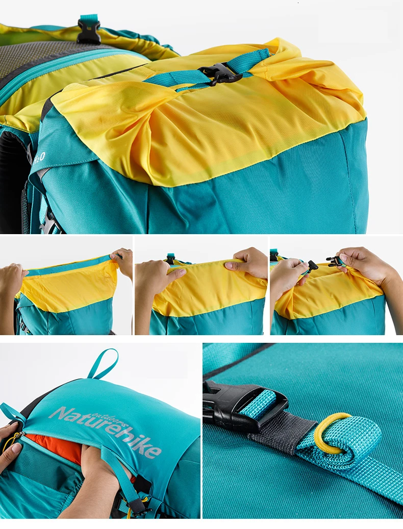 Naturehike Высокое качество открытый альпинистский рюкзак Кемпинг 65L 55L 45L большой емкости водонепроницаемый походные рюкзаки