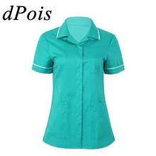 Управление одежда для врач-медсестра Для женщин здравоохранения Туника гостеприимства медицинский Услуги стоматолог Повседневная обувь униформы Кормящих Блузка