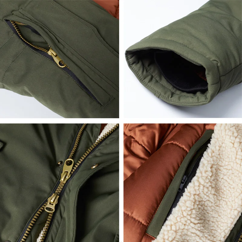 Cotton jacket men's winter jacket stylish shorts windproof and warm