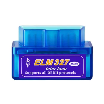 

Latest Version Mini ELM327 Auto Scanner ELM 327 Bluetooth OBD2 for Android Torque OBDII Car V2.1 Vehicle Scan Diagnostic Tool