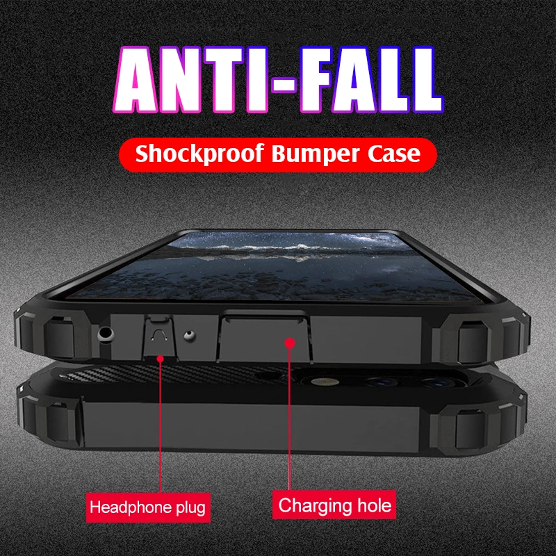 

Luxury Armor Soft Shockproof Case For Xiaomi Redmi 7 7A Note 7 8 Pro Bumper Case For Note 8 7 Silicone Original Case Back Cover