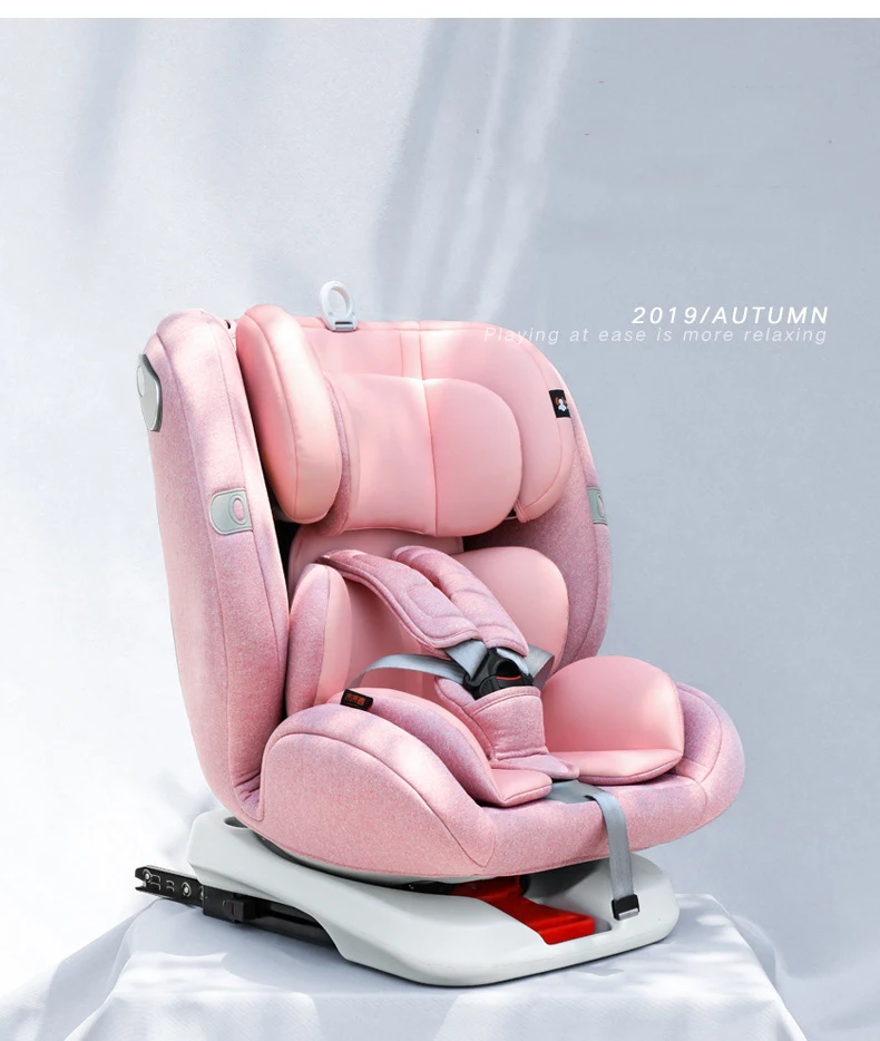 Детское автомобильное безопасное сиденье, От 6 месяцев до 12 лет, спальное, откидывающееся, универсальное сиденье, вращение на 360 градусов, двусторонняя установка, детское кресло