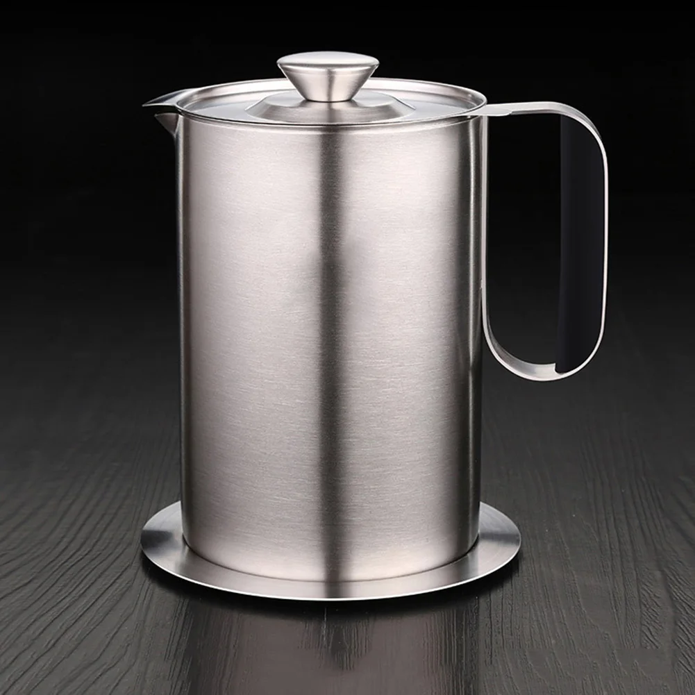 1/1. 5L бутылка для масла из нержавеющей стали с сетчатым ситечком, бутылка для хранения масла, распылительные фильтры кухонные принадлежности