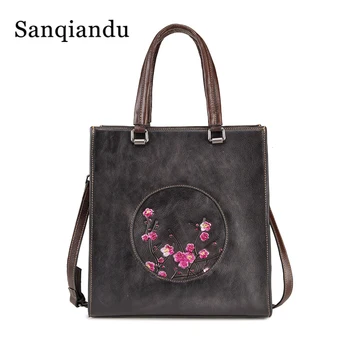 

Women Handbags 2019 Genuine Leather Woman Shoulder Messenger Bags Large Shopper Bag Ladies Women Bag Bucket Fashion tote Handbag