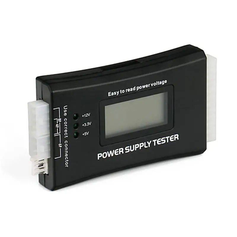20 4 Pin LCD Power Supply Tester for ATX ITX BTX PCI E SATA HDD