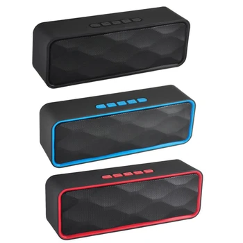 

Wireless Bluetooth Speaker High Bass Portable Stereo Speaker Loudspeaker Kitchen Dormitory Electronic Musical Accessories