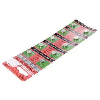 

10PCS Watch Coin Battery AG4 377A 377 LR626 SR626SW SR66 LR66 Button Cell Batteries Toys Remote Camera 85WD
