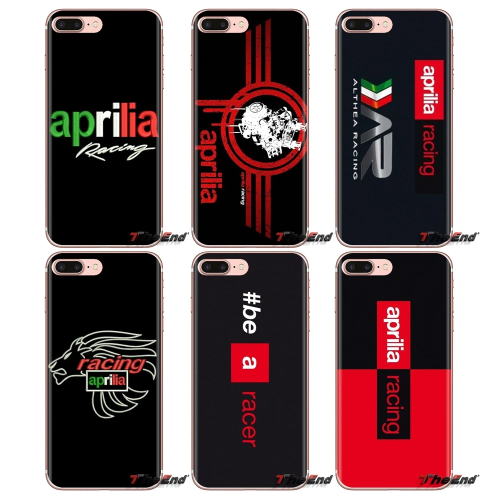 Чехлы для телефонов Aprilia Racing Мотоцикл логотип iPhone XS Max XR X 4 4s 5 5S 5C SE 6 6S 7 8 Plus samsung Galaxy