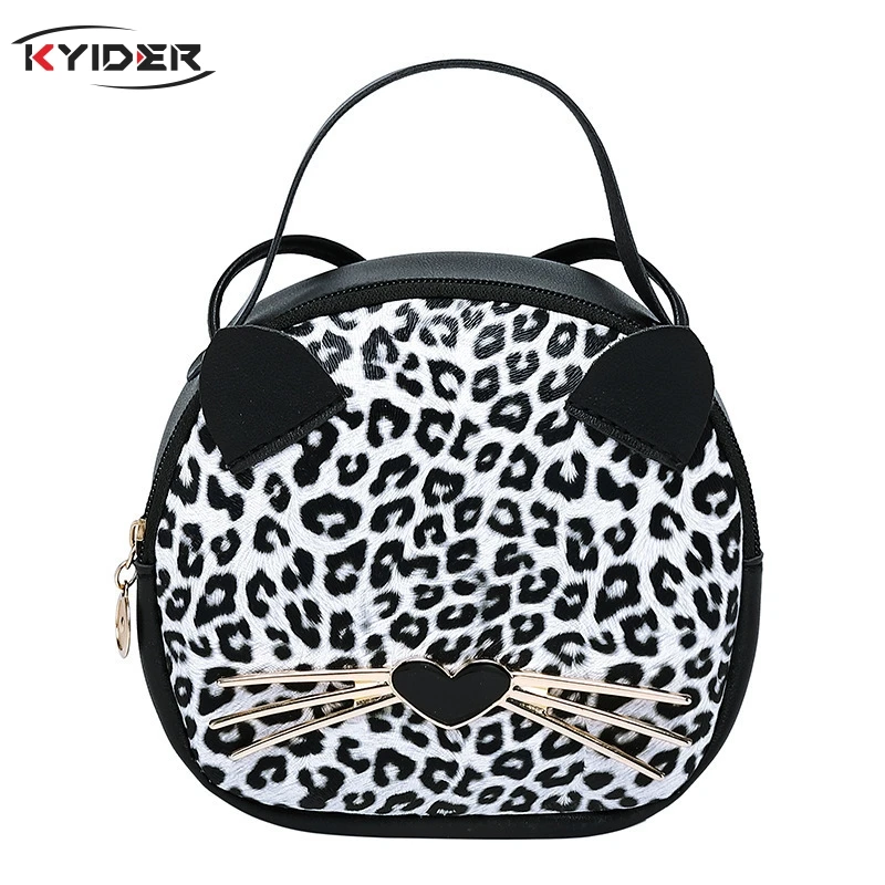 Women Leopard Mini Bag Female Cat Purse Women Handbag 2020 Luxury Cute Small Shoulder Bag Bolsa Feminina KYIDER