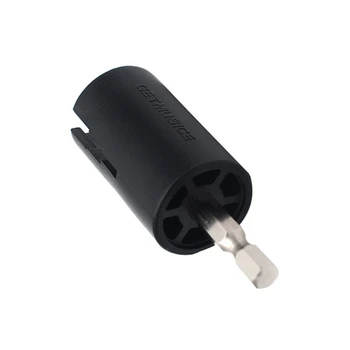 

Black String Winder Tuning Peg Puller Electric Drill for Guitar Bass Repair Tool Kit