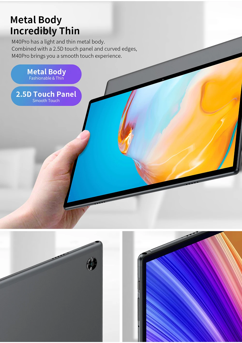 best graphic tablet [World Premiere]Teclast M40 Pro 10.1'' Tablet 1920x1200 6GB RAM 128GB ROM UNISOC T618 Octa Core Android 11 4G Network Dual Wifi best android tablet