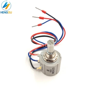 

10 Pieces high quality R10KL.25 potentiometer 71.186.5172 for offset SM102 CD102 printing machine 10k rotary potentiometer