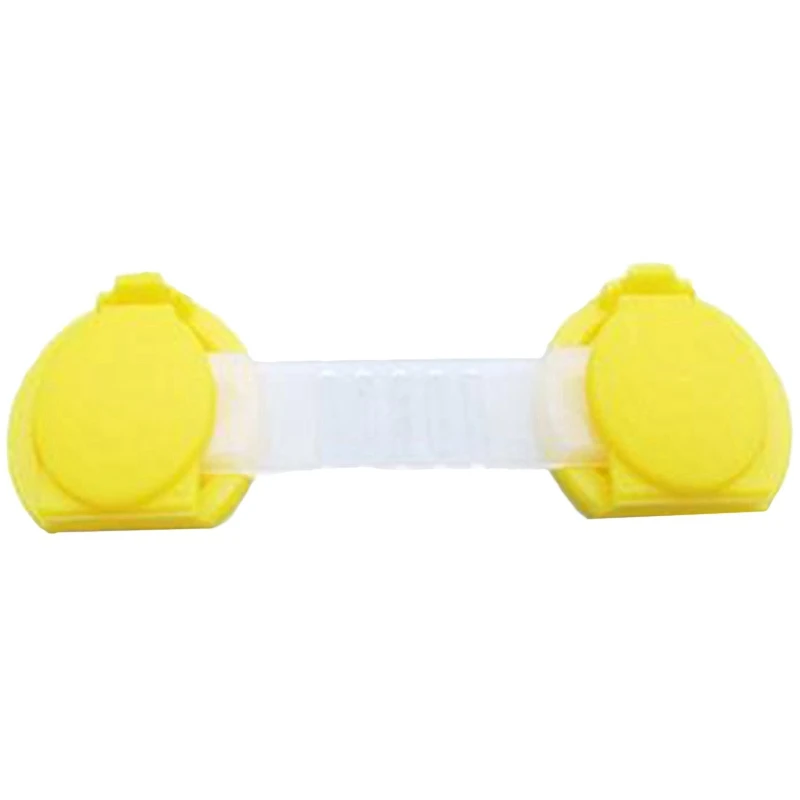 

10 Pieces/Set Of Infant Children'S Multi-Function Protection Lock And Long Drawer Door Cabinet Lock Plastic Children'S Care Lo