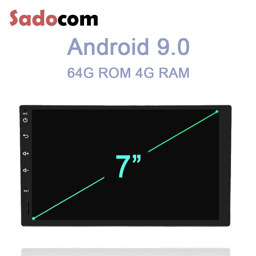 DSP Android 9,0 4 Гб Оперативная память 64 Гб Встроенная память 8 ядерный Автомобильный мультимедийный плеер 2 Din универсальный RDS автомобильное радио с GPS навигации Bluetooth, Wi-Fi