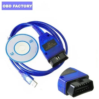 

VAG-COM KKL USB Cable KKL VAG-COM 409.1 OBD2 II OBD WINDOWS 98/ME/2000/NT and XP Diagnostic Scanner for Vag-Com Interface