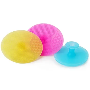 

3pcs New Arrival Silicone Beauty Washing Pad Facial Exfoliating Blackhead Face Cleansing Brush Tool Soft Deep Cleaning