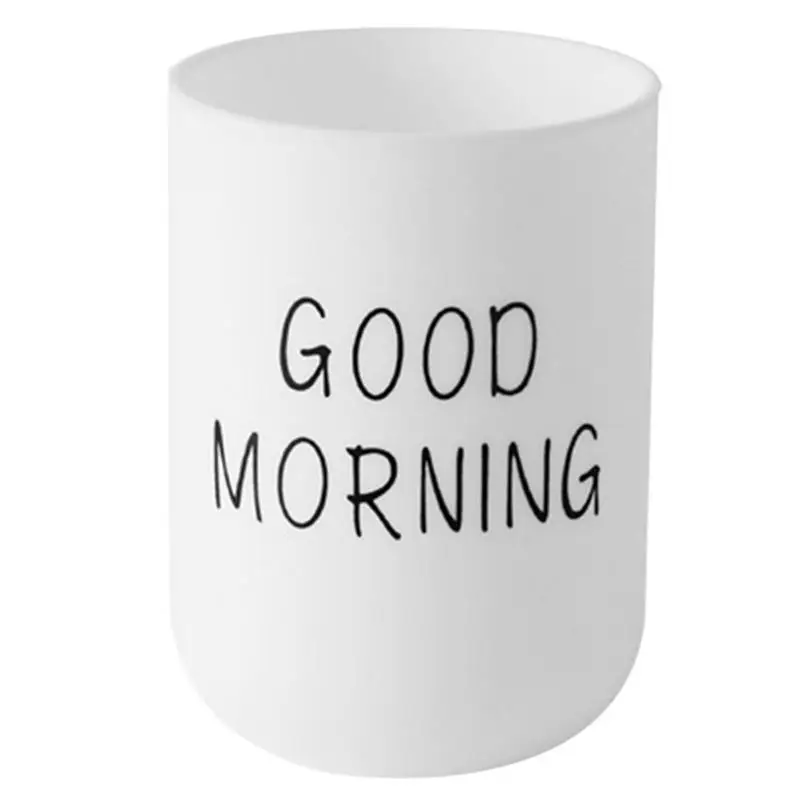 Портативный держатель для зубных щеток с надписью «Good Morning Cup PP» в Северной Европе - Цвет: A