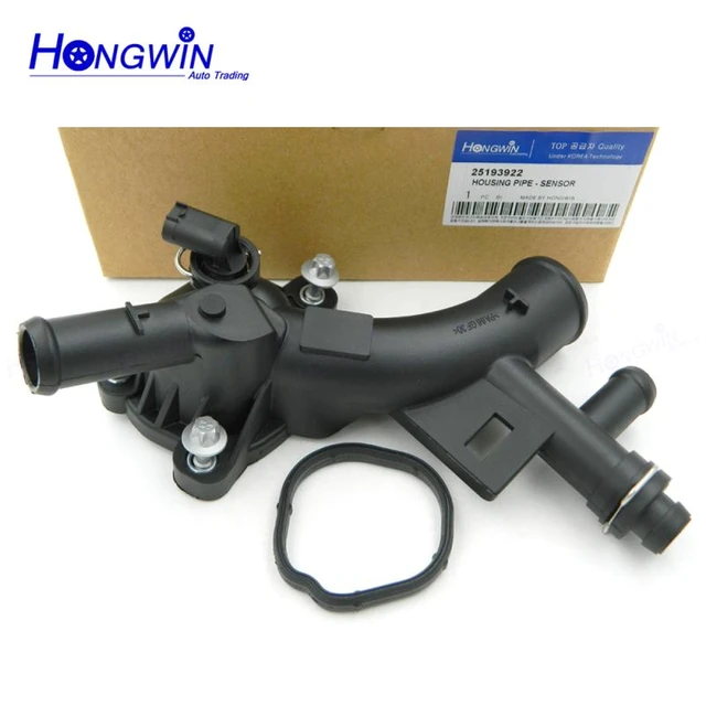 25193922 Car Thermostat Housing Engine Coolant Water Pump Outlet fit for  Chevrolet Cruze Sonic Trax Buick Encore Chevy 55565334 - AliExpress