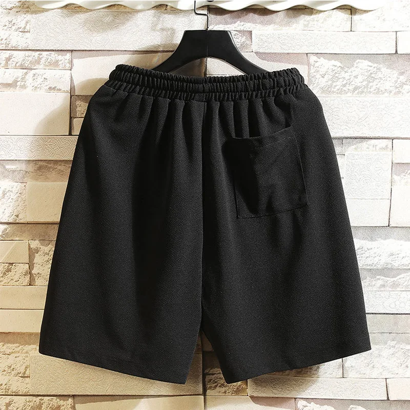 Men Shorts Student 2021 New Summer Thin Male Shorts Teenage Boy Korean Style Cartoons Cat Letter Plus size 4XL 5XL S42