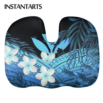 

INSTANTARTS Hawaii Kanaka Maoli Polynesian Pattern Non-slip Cushion for Car Seat Stylish Car Protector Car Seat Cushion Washable