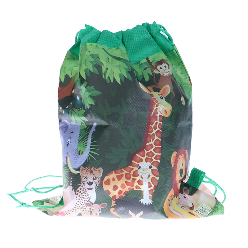 Bolsa de almacenamiento de viaje con cordón para niñas, mochilas escolares de dibujos animados, regalos para fiesta de cumpleaños