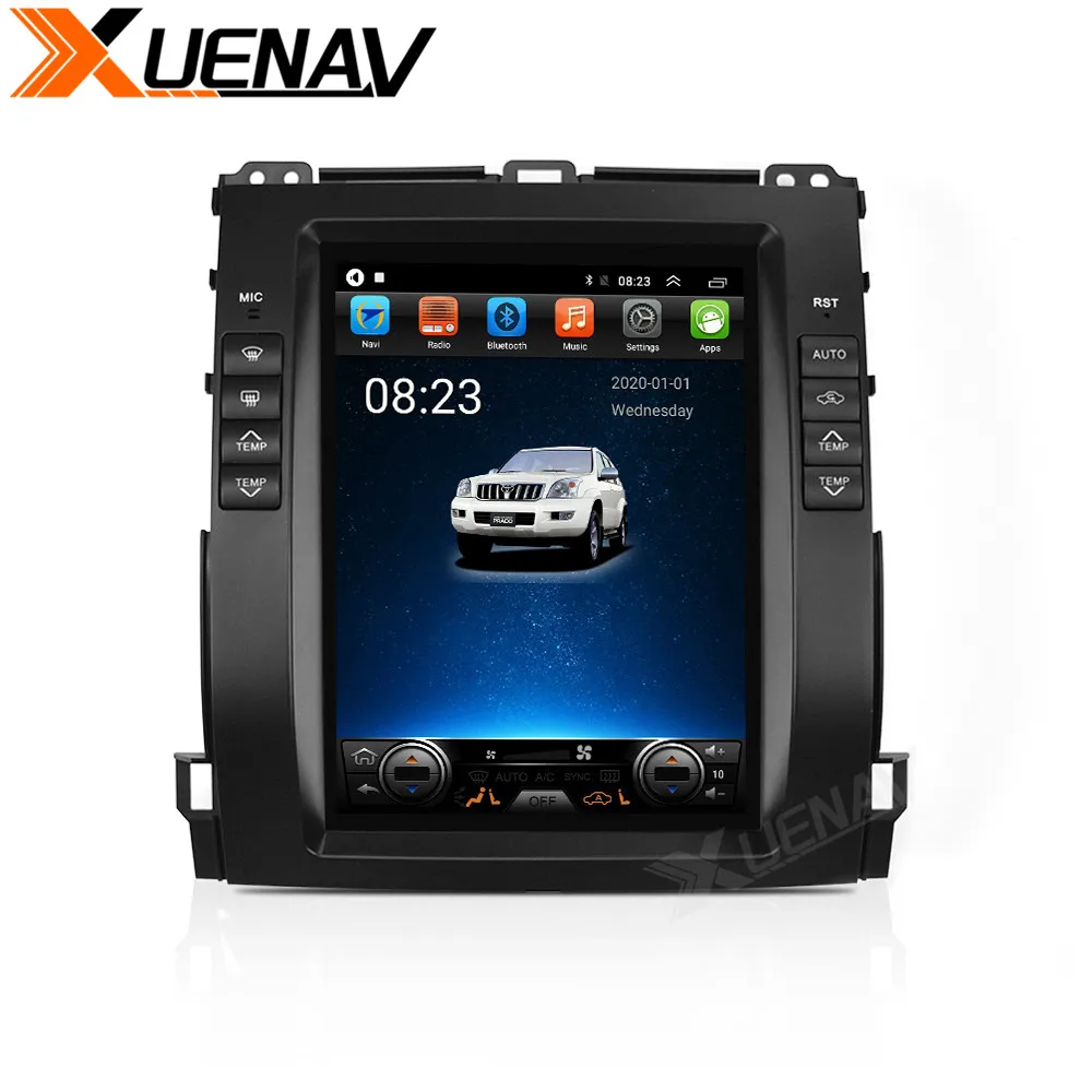 XUENAV Android 9 0 вертикальный экран Автомобильный GPS навигационный плеер для-Toyota Prado