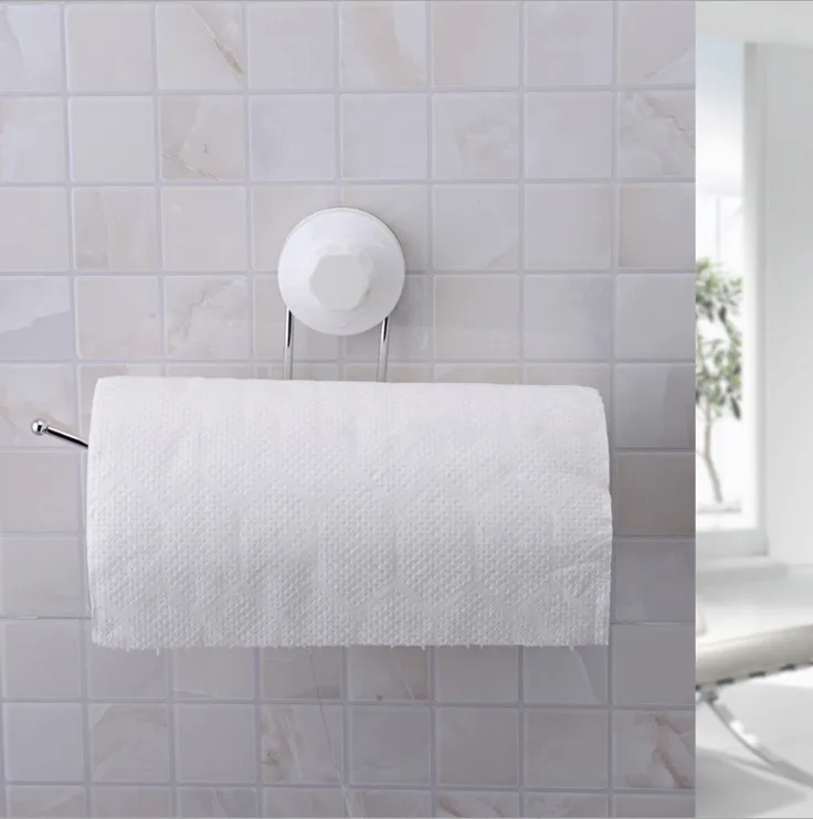 

Shuang Qing Home Reside Toilet Strong Spacious Sucker Bathroom Stainless Steel Towel Storage Rack Kitchen Towel Rack