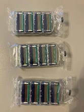 4 unids/lote cuchillas de afeitar 5 capa de hojas de afeitar para Gilettee de energía de fusión de afeitar cuchillas Gillette Proglide máquina