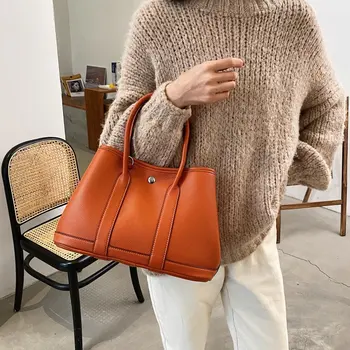 

Big PU Leather Shoulder Bags for Women 2021 New Female High Capacity Handbags and Purses Casual Totes Ladies Hand Bag 6595