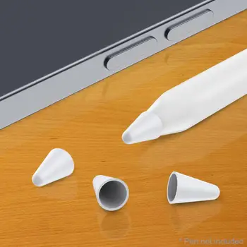 

4Pcs Soft Touchscreen Stylus Pen Case Nib Protective Cover for Apple Pencil 1/2