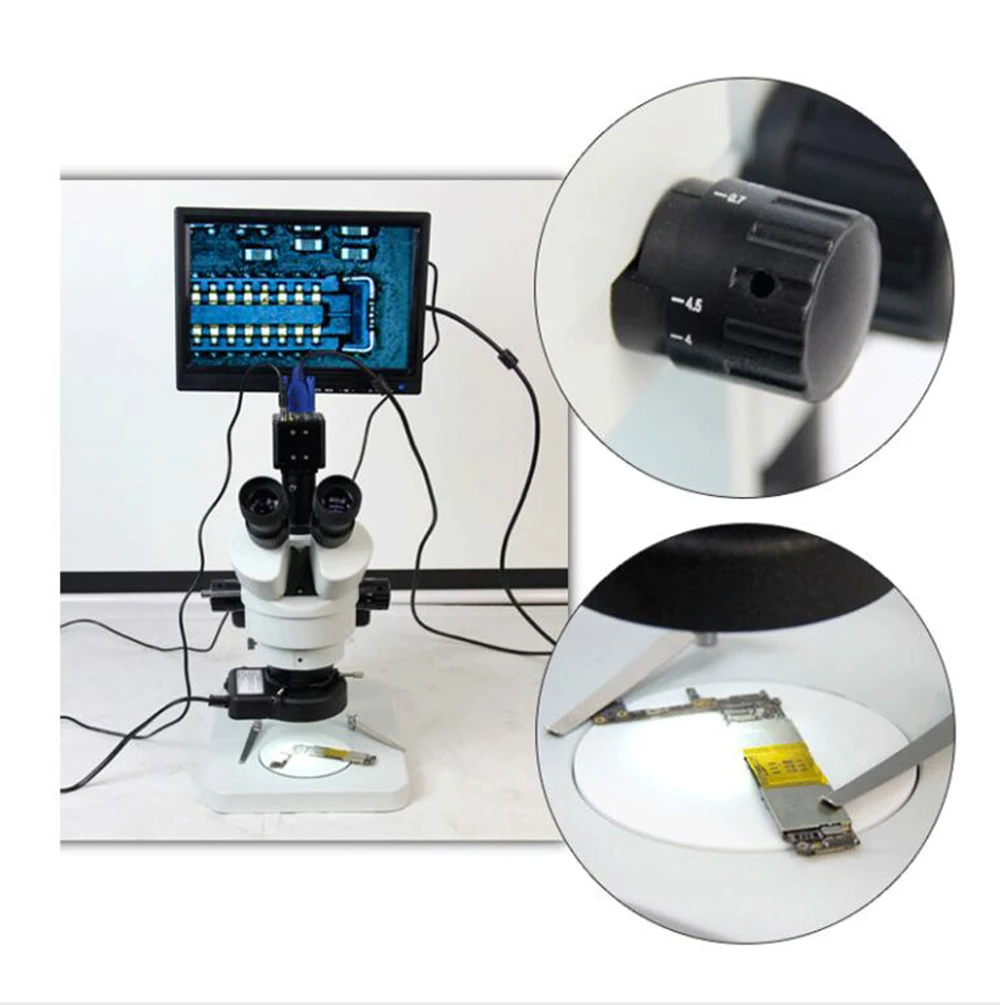 

TBK-45P HD Electronic Display Video Microscope Box UYUE for Mobile Phone Repair Free Shipping Electrical