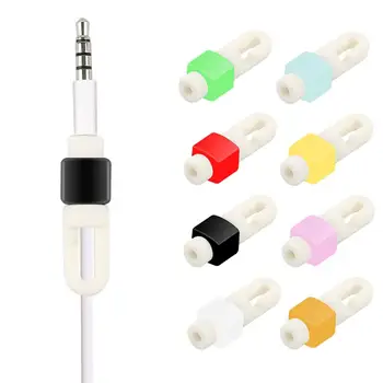 

Wire Winder Holder Cable Organizer Earphone Mouse Cord Clip Protector USB Cable Management Accessories For Mobile Phone TXTB1