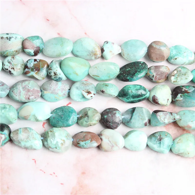 

Fashion natural jewelry 8x10 mm Amorphous turquoise loose beads DIY bracelet necklace and accessories