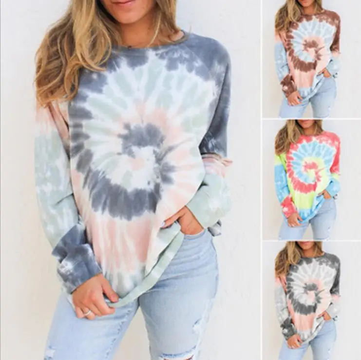 L 2020 Autumn and Winter New Style Tie-dye Printed