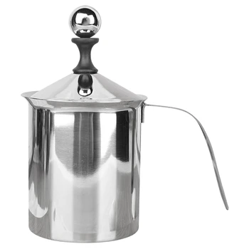 

Thickened Double-Layer Milk Frother Milk Frother Manual Milk Frother Fancy Coffee Cup Milk Frother Machine 800Ml