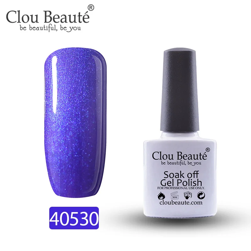 Гель-лак для ногтей Clou Beaute 79 цветов полуперманентный замачивающийся лак для ногтей маникюрный УФ СВЕТОДИОДНЫЙ Цветной Гель-лак 10 мл серия Nude - Цвет: 40530