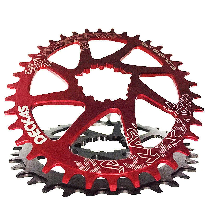 DECKAS GXP MTB Chainring RoundOval Chain Ring Mountain Bike Road Bicycle Chainwheel 32343638T SRAM GXP XX1 XO1 X1 GX XO X9 (8)